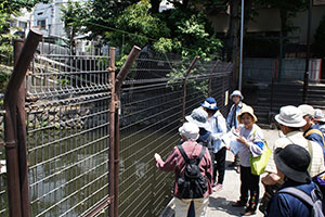 大井、原の水神池を見学