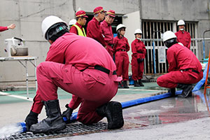 資器材取扱訓練　排水ポンプ機器