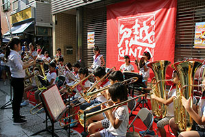 戸越小学校金管バンドの演奏