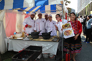 ペルー料理の出店