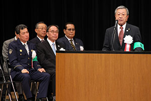 鶴見大井防犯協会会長のあいさつ