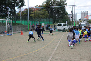 FC東京の選手によるサッカー教室