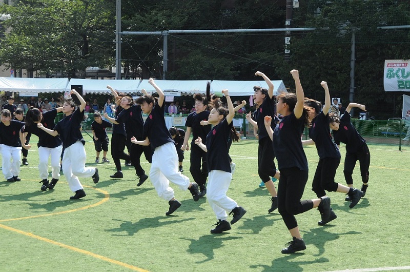 青稜高校ダンス部のみなさん（ヒップホップ）