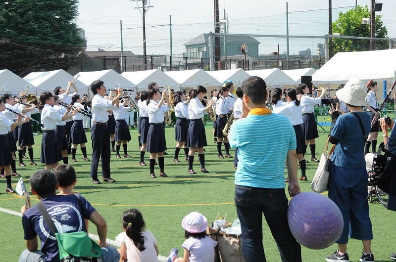 青稜高校吹奏楽部のみなさん