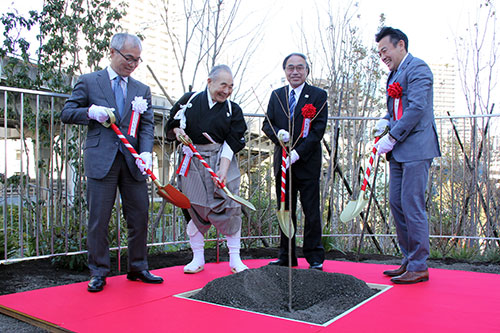 ワシントン里帰り桜の植樹