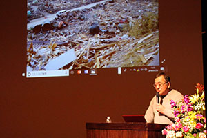 記念講演 陸前高田被災地語り部 釘子明さん