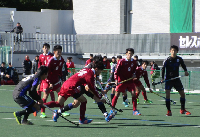 男子準決勝攻防の様子