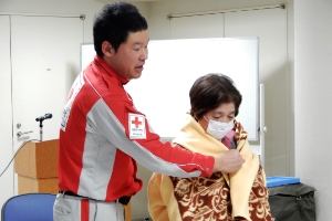 講師から保温の大切さを教わりました