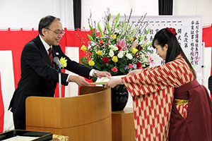 品川区長賞の授与