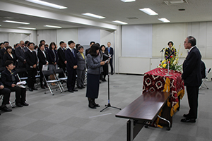 委員から区長へ謝辞