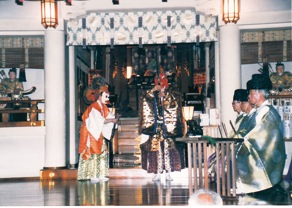 品川神社の太太神楽